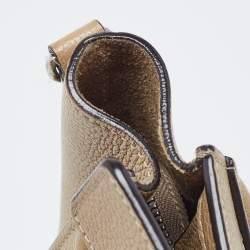 Pre Owned Céline Beige Leather Nano Luggage Tote