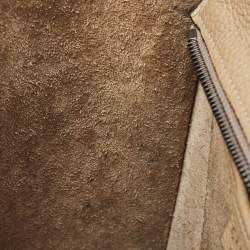 Pre Owned Céline Beige Leather Nano Luggage Tote