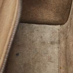 Pre Owned Céline Beige Leather Nano Luggage Tote