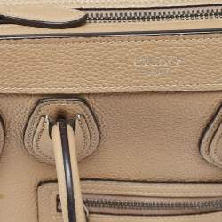 Pre Owned Céline Beige Leather Nano Luggage Tote