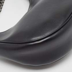 Pre Owned Celine Black Leather Ava Chain Shoulder Bag