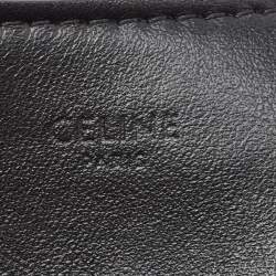 Pre Owned Celine Black Leather Ava Chain Shoulder Bag