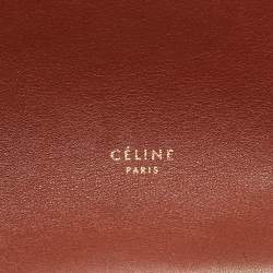 Celine Brown/Navy Blue Leather Hobo 