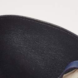 Pre Owned Celine Two Tone Blue Nubuck and Leather Medium Phantom Tote