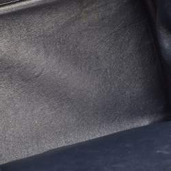 Pre Owned Celine Two Tone Blue Nubuck and Leather Medium Phantom Tote