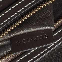 Pre Owned Celine Tricolor Leather Micro Luggage Tote