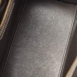 Pre Owned Celine Tricolor Leather Micro Luggage Tote