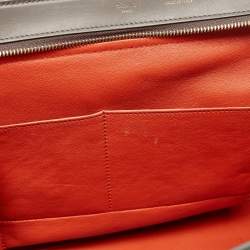 Pre Owned حقيبة سيلين ترابيز سويدي وجلد ثلاثي اللون متوسطة