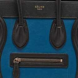 Celine Multicolor Leather Micro Luggage Tote