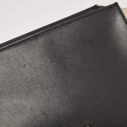 Pre Owned Celine Tri Color Canvas and Leather Medium Trapeze Bag