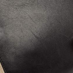 Pre Owned Celine Tri Color Canvas and Leather Medium Trapeze Bag