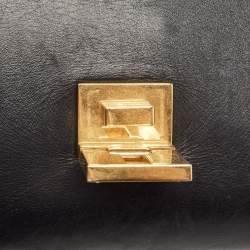 Pre Owned Celine Tri Color Canvas and Leather Medium Trapeze Bag