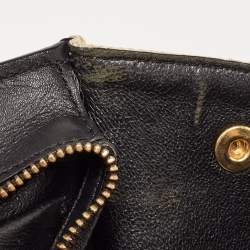 Pre Owned Celine Tri Color Canvas and Leather Medium Trapeze Bag