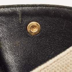 Pre Owned Celine Tri Color Canvas and Leather Medium Trapeze Bag