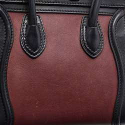 Céline Multicolor Leather and Suede Nano Luggage Tote