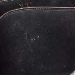 Pre Owned Celine Beige/Grey Python Medium Classic Box Shoulder Bag