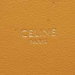 Pre Owned Celine Tan Quilted Leather Small C Flap Bag