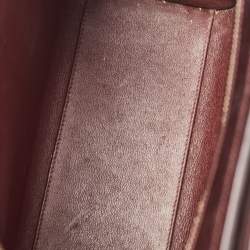 Pre Owned Celine Tri Color Leather Nano Luggage Tote