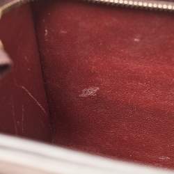 Pre Owned Celine Tri Color Leather Nano Luggage Tote