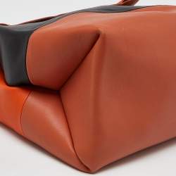 Pre Owned Celine Tri Color Leather All Soft Shoulder Bag