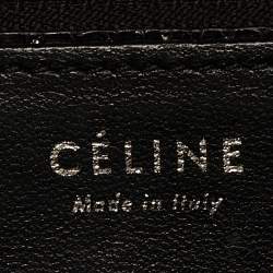 Pre Owned Celine Black Python Medium Classic Box Shoulder Bag