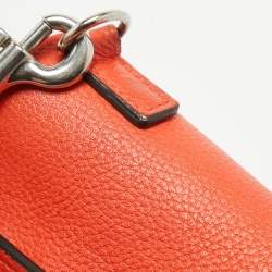 Pre Owned Céline Red Leather Nano Luggage Tote