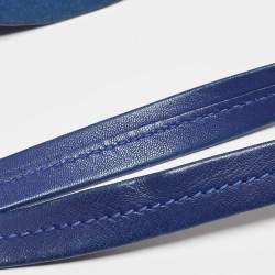 Pre Owned Celine Blue/Brown Leather Horizontal Cabas Tote