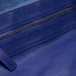 Pre Owned Celine Blue/Brown Leather Horizontal Cabas Tote