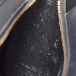 Pre Owned Céline Multicolor Nubuck and Leather Nano Luggage Tote