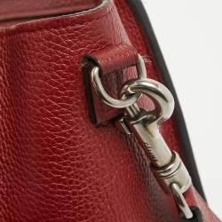 مملوكة مسبقًا Céline Red Leather Nano Luggage Tote