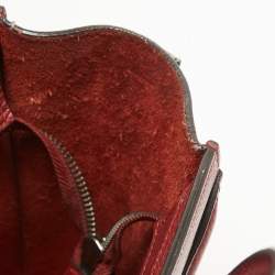 مملوكة مسبقًا Céline Red Leather Nano Luggage Tote