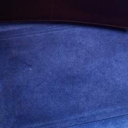 Pre Owned Celine Burgundy Leather Small Tie Tote