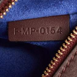 Pre Owned Celine Burgundy Leather Small Tie Tote