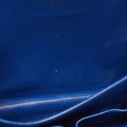 Pre Owned Celine Blue Python Medium Classic Box Bag