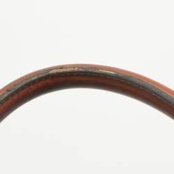 Pre Owned Celine Dark Brown Triomphe Coated Canvas and Leather Medium Vertical Cabas Tote