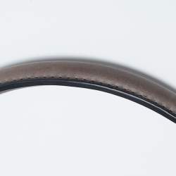 Pre Owned Celine Grey Leather and Suede Medium Trapeze Bag