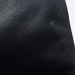 Pre Owned Celine Grey Leather and Suede Medium Trapeze Bag