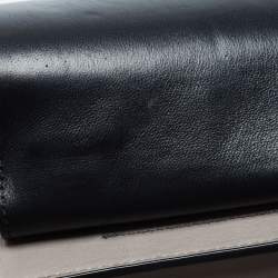 Pre Owned Celine Grey Leather and Suede Medium Trapeze Bag