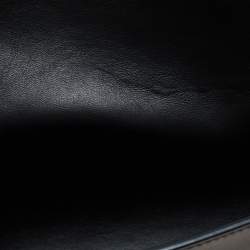 Pre Owned Celine Grey Leather and Suede Medium Trapeze Bag