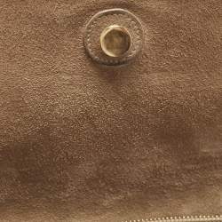 Pre Owned Celine Beige Leather Mini Belt Top Handle Bag