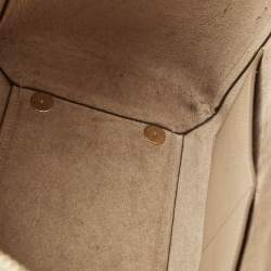 Pre Owned Celine Beige Leather Mini Belt Top Handle Bag