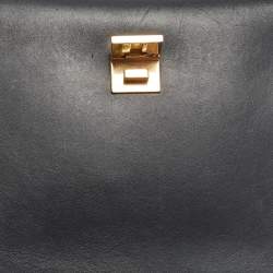 Pre Owned Celine Tri Color Leather Medium Trapeze Bag