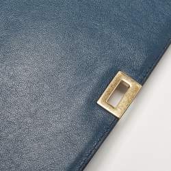 Pre Owned Celine Tri Color Leather Medium Trapeze Bag