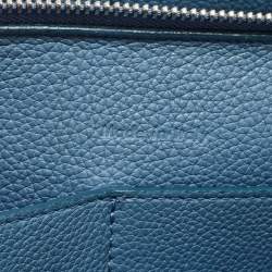 Pre Owned Celine Blue Leather Small Tri-Fold Tote