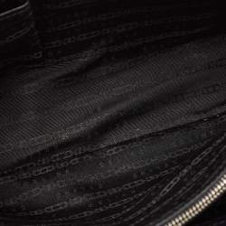 Pre Owned Celine Black/Brown Leopard Print Calf Hair and  Leather Boogie Satchel