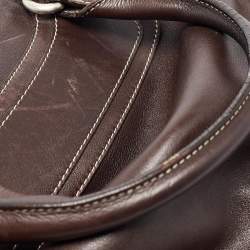 Pre Owned Celine Dark Brown Leather Boogie Tote