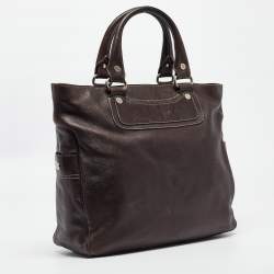 Pre Owned Celine Dark Brown Leather Boogie Tote