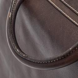 Pre Owned Celine Dark Brown Leather Boogie Tote