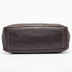 Pre Owned Celine Dark Brown Leather Boogie Tote