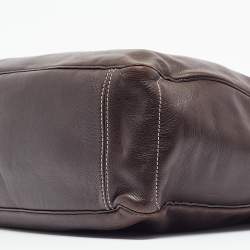 Pre Owned Celine Dark Brown Leather Boogie Tote